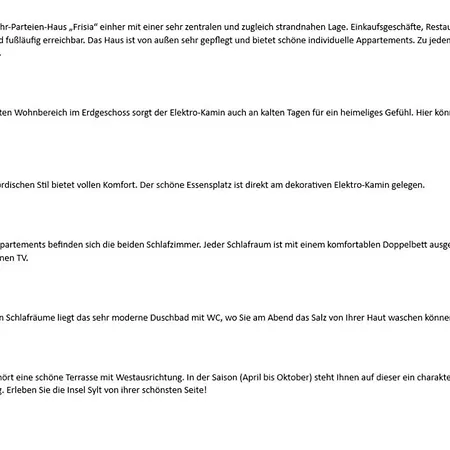 Lejlighed Frisia - Mittelweg 13, App F